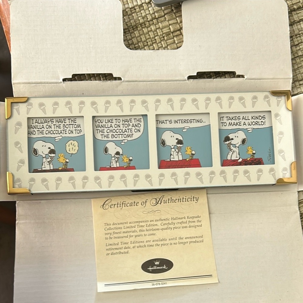 🆕 Peanuts Gallery Peanuts Comic Strip It Takes All Kinds! Limited Edition ~ NWT - Picture 2 of 8
